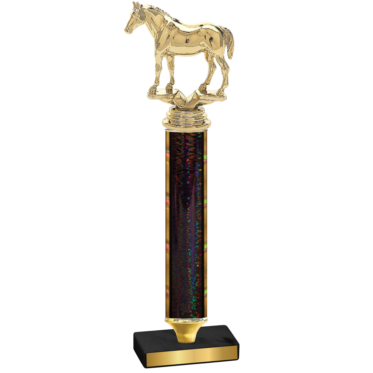 Value Black Glacier Horses Trophy