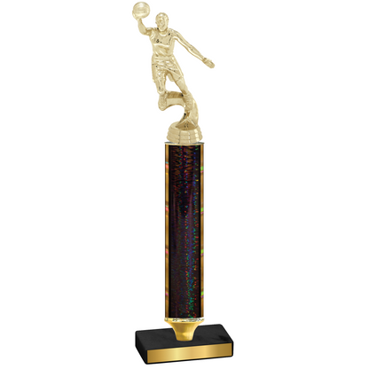 Value Black Glacier Basketball Trophy