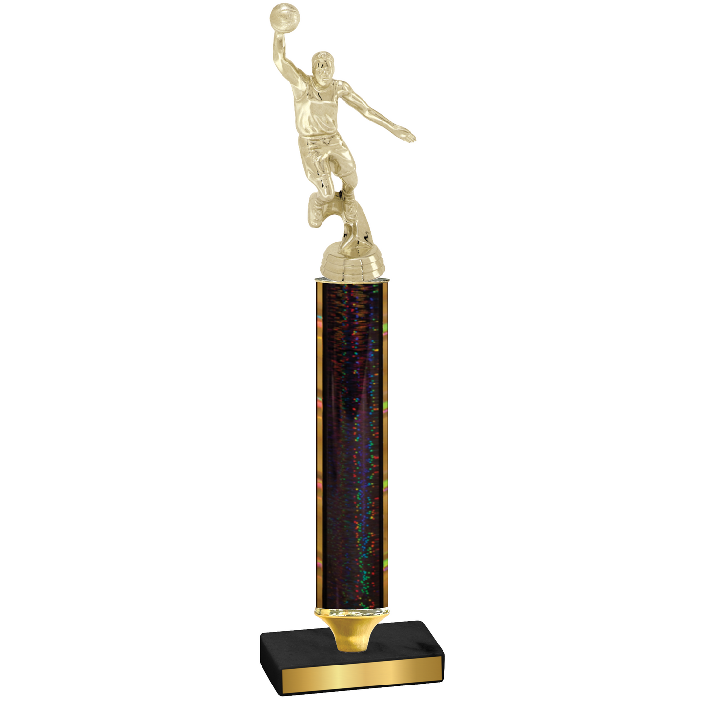 Value Black Glacier Basketball Trophy