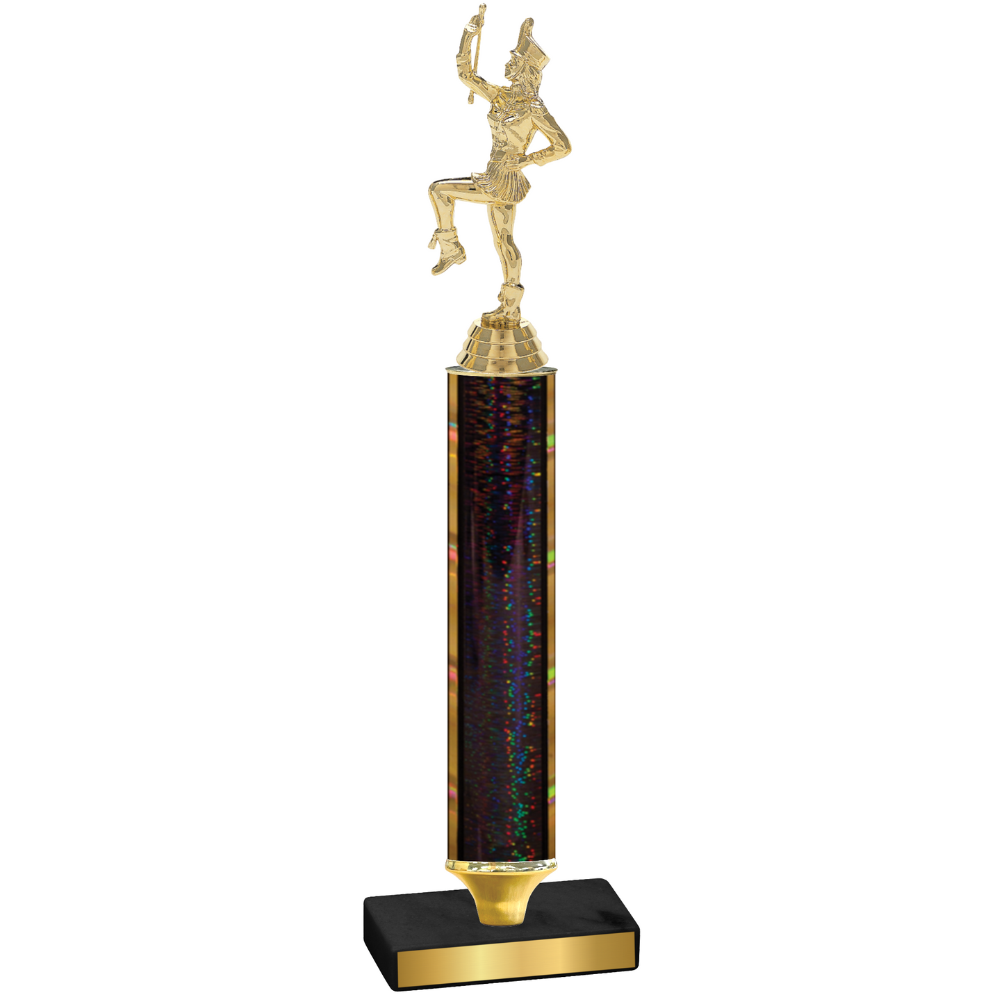 Value Black Glacier Majorette Trophy