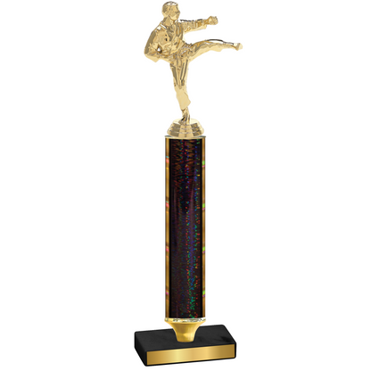 Value Black Glacier Karate Trophy