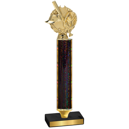 Value Black Glacier Baseball Trophy