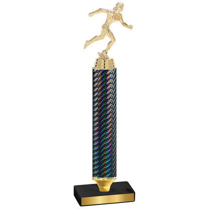 Value Black Carbon Fiber Running Trophy