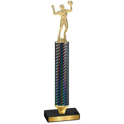 Value Black Carbon Fiber Volleyball Trophy