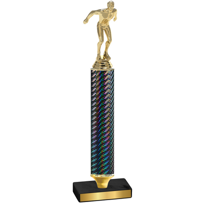 Value Black Carbon Fiber Swimming Trophy