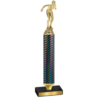 Value Black Carbon Fiber Tennis Trophy