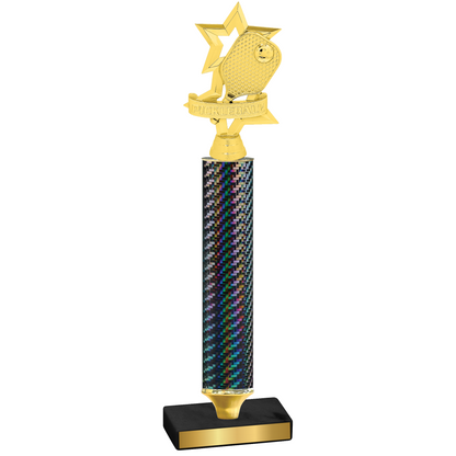 Value Black Carbon Fiber Pickleball Trophy