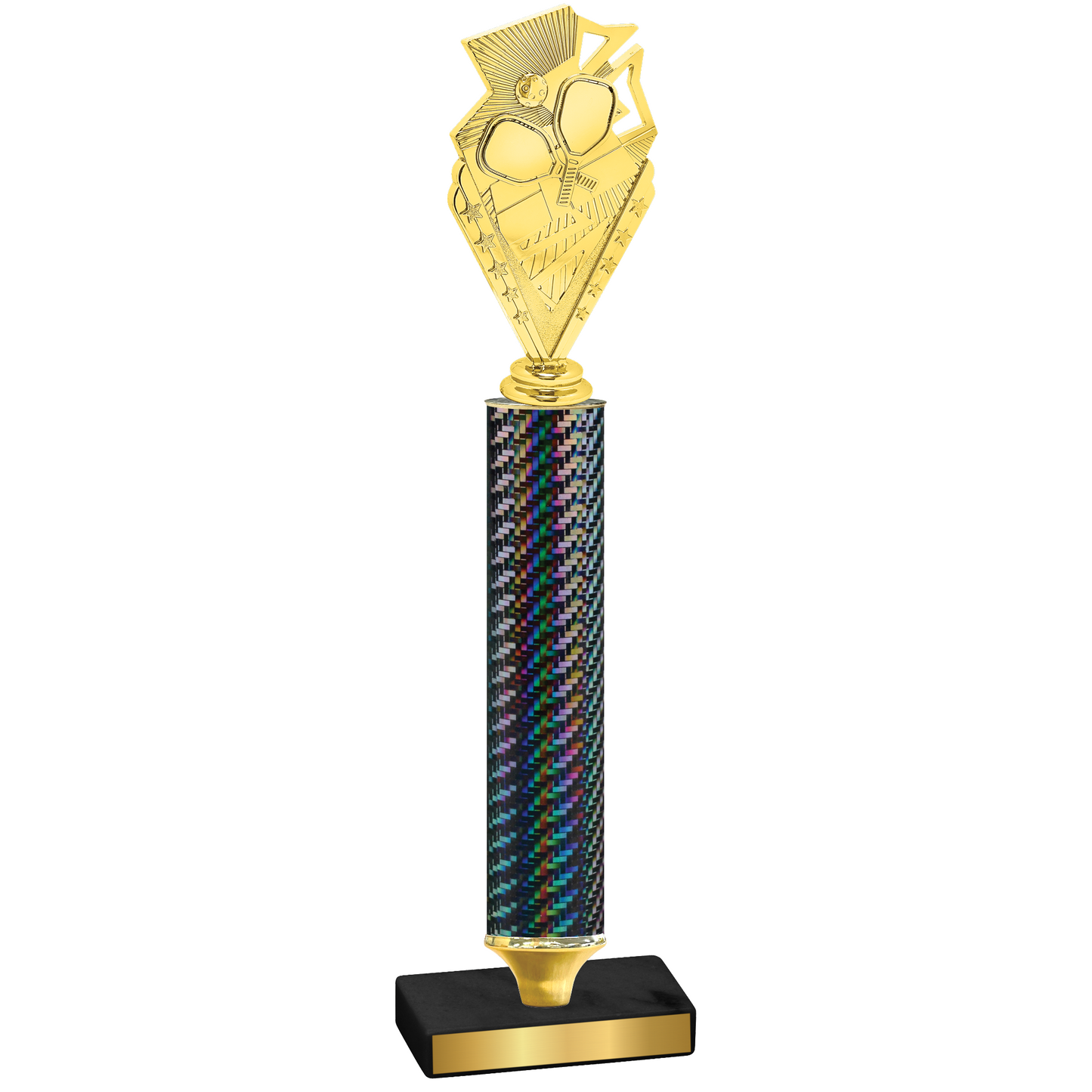 Value Black Carbon Fiber Pickleball Trophy