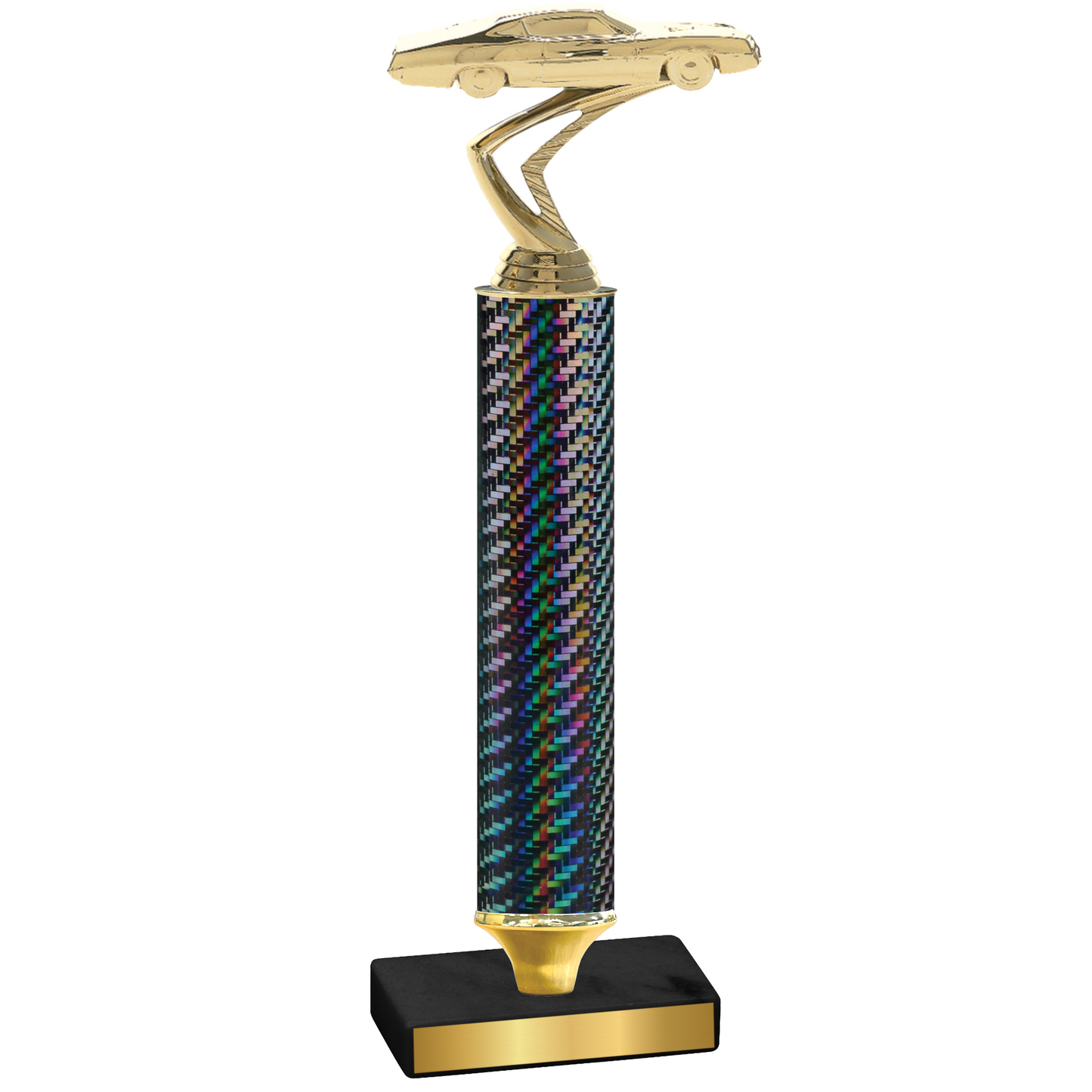 Value Black Carbon Fiber Cars Trophy