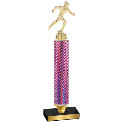 Value Pink Carbon Fiber Running Trophy