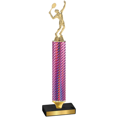 Value Pink Carbon Fiber Tennis Trophy