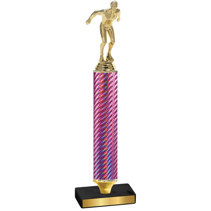 Value Pink Carbon Fiber Swimming Trophy