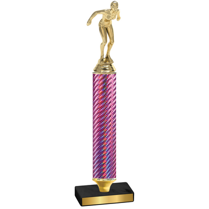 Value Pink Carbon Fiber Tennis Trophy