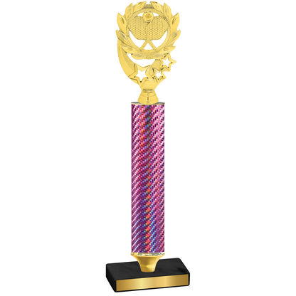 Value Pink Carbon Fiber Pickleball Trophy