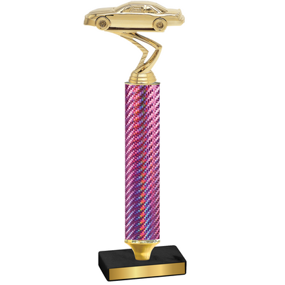 Value Pink Carbon Fiber Cars Trophy