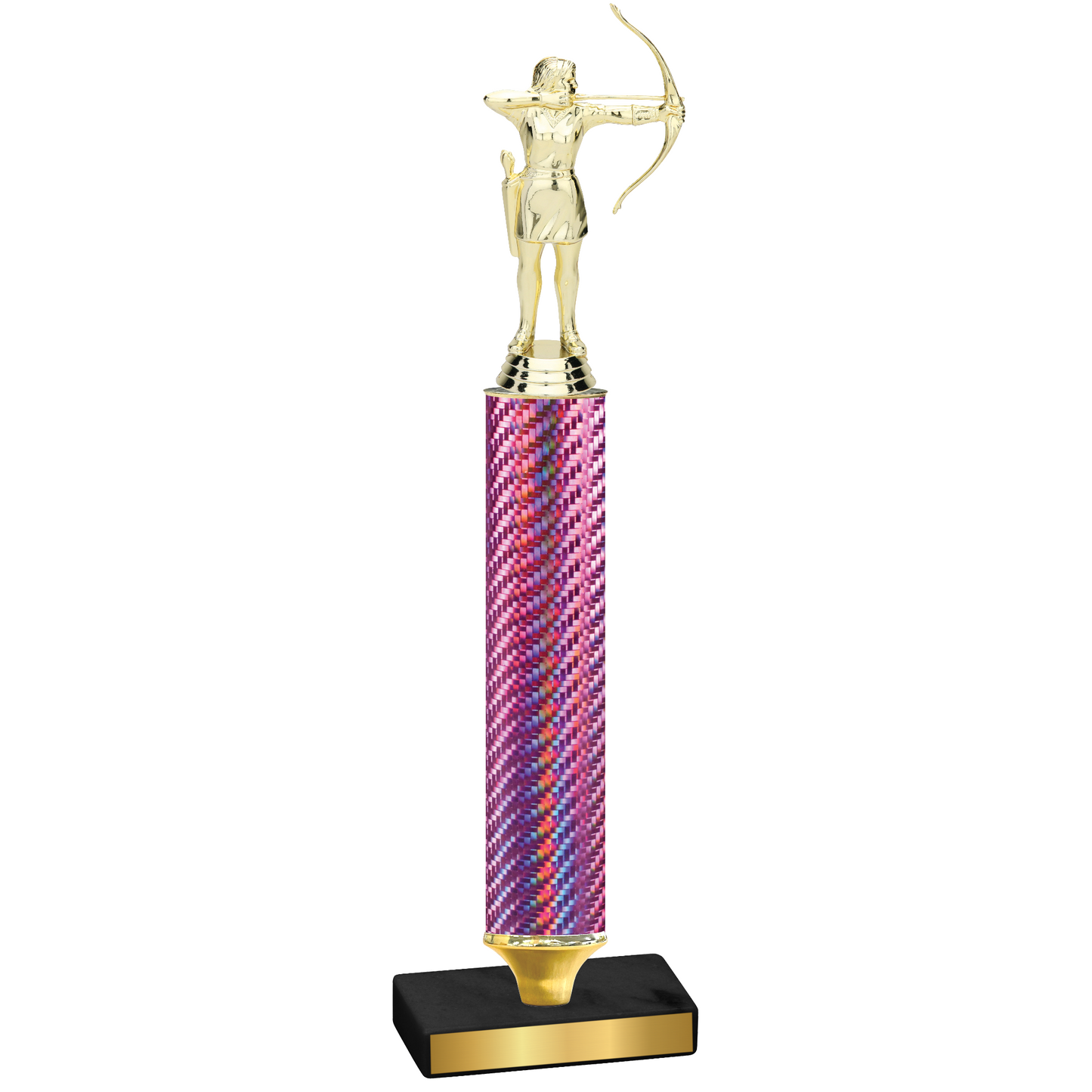 Value Pink Carbon Fiber Archery Trophy