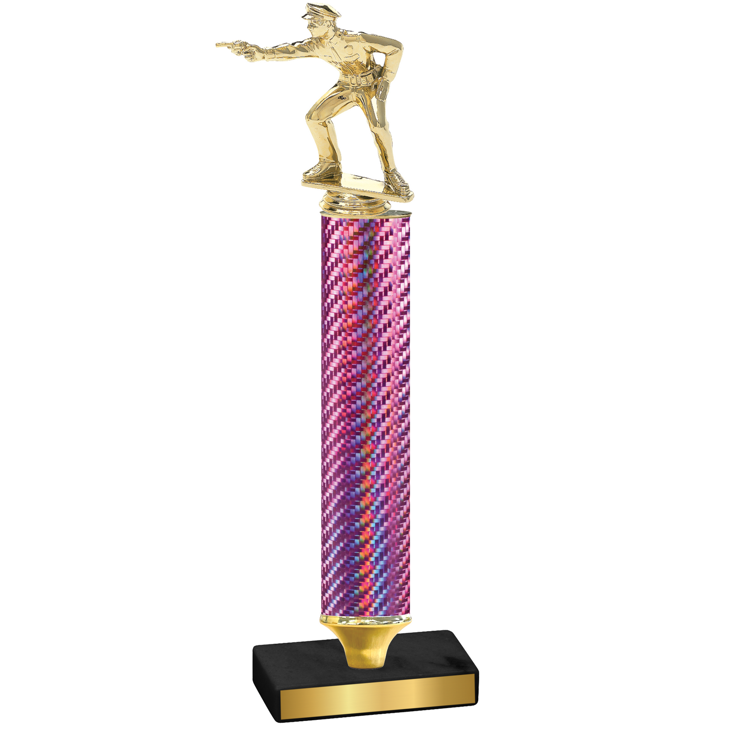 Value Pink Carbon Fiber Shooter Trophy