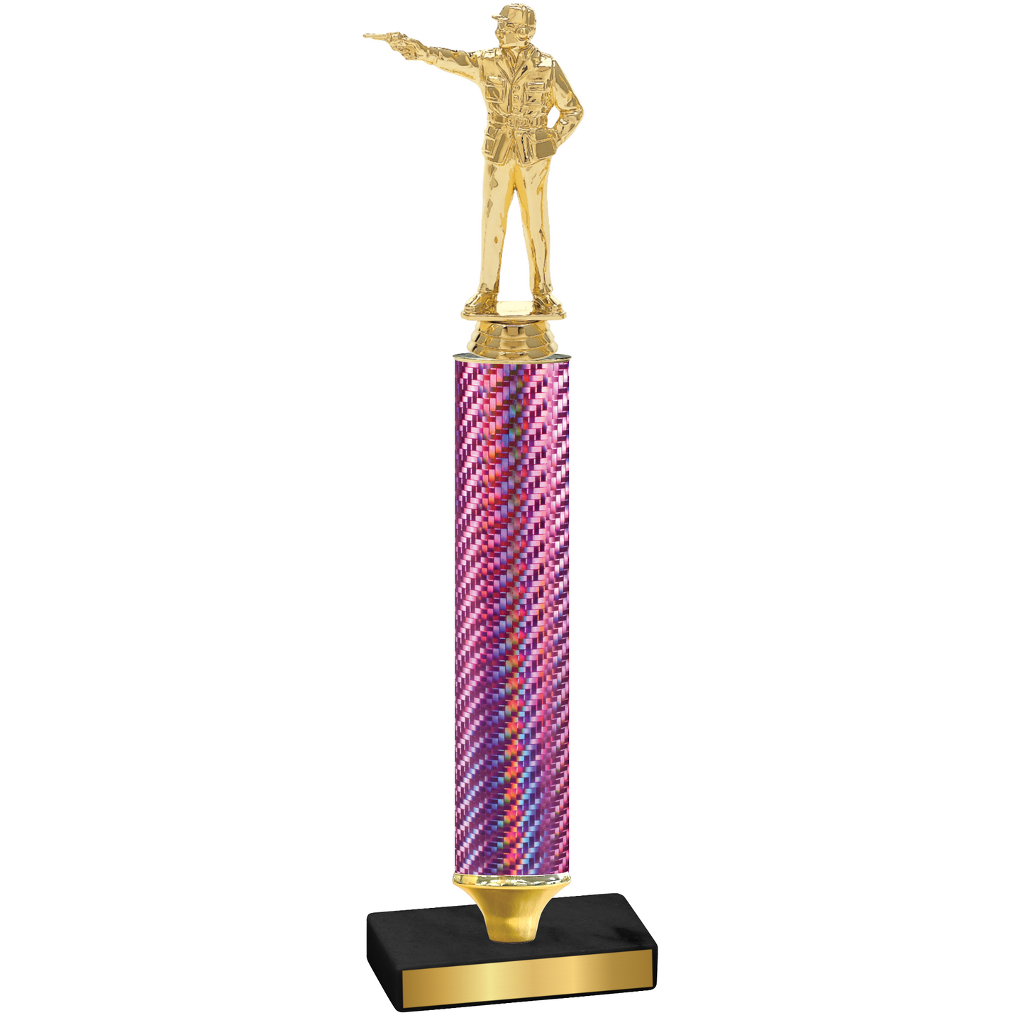 Value Pink Carbon Fiber Shooter Trophy