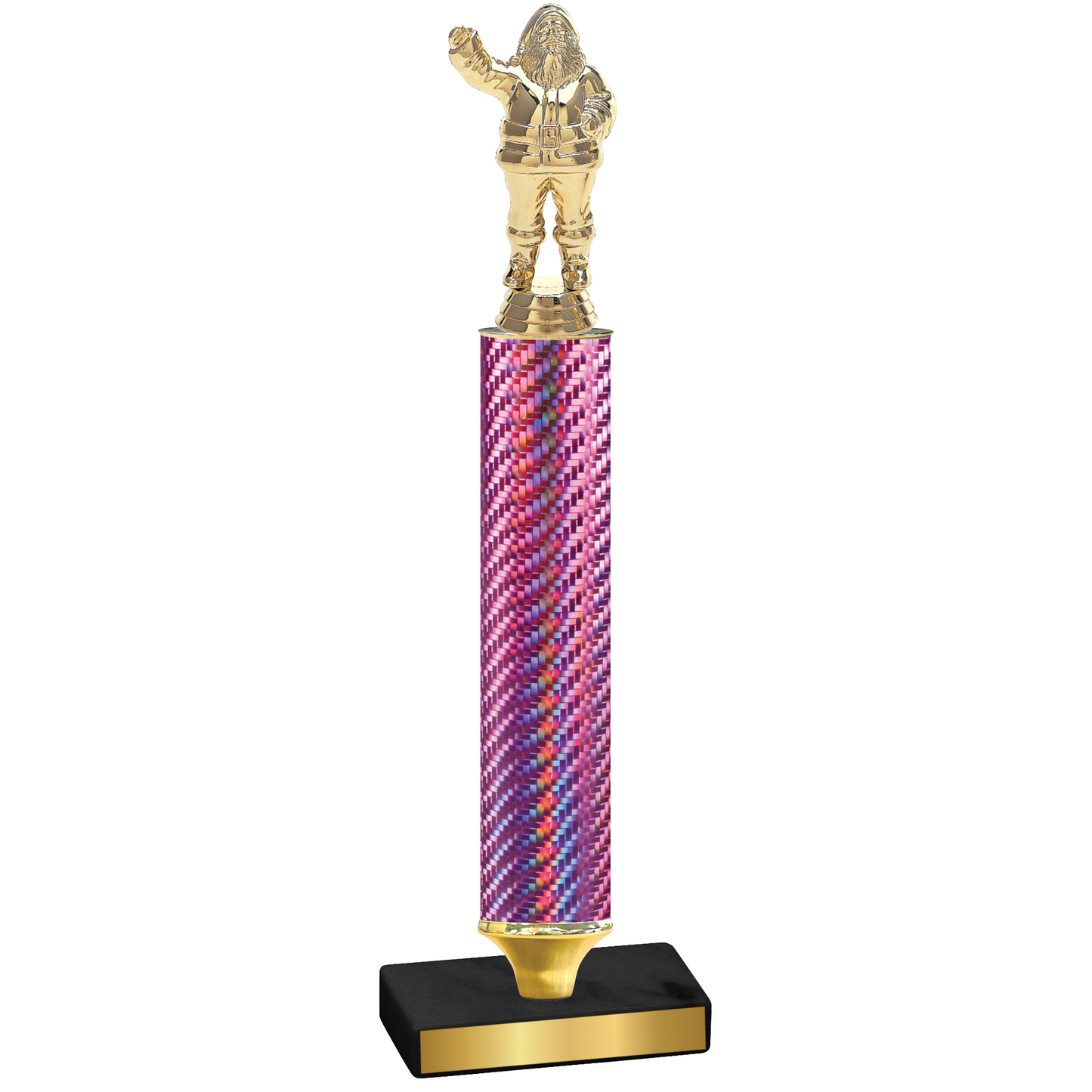 Value Pink Carbon Fiber Holiday Trophy