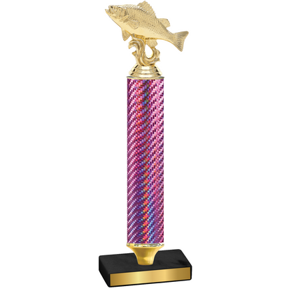 Value Pink Carbon Fiber Fishing Trophy