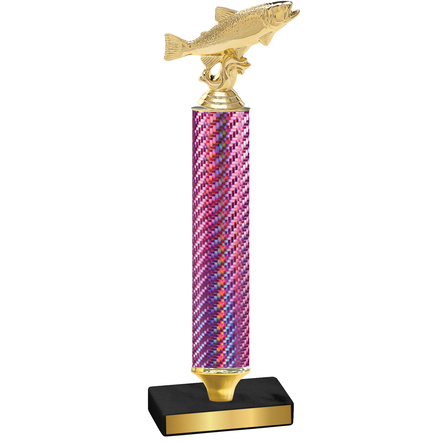 Value Pink Carbon Fiber Fishing Trophy