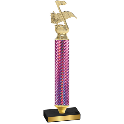 Value Pink Carbon Fiber Music Trophy