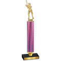 Value Pink Carbon Fiber Baseball Trophy
