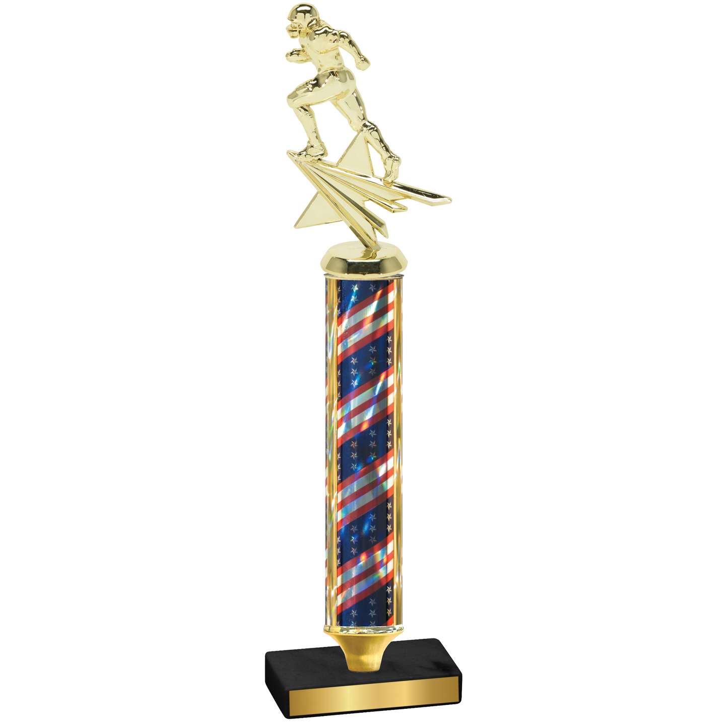 Value Flag USA Football Trophy