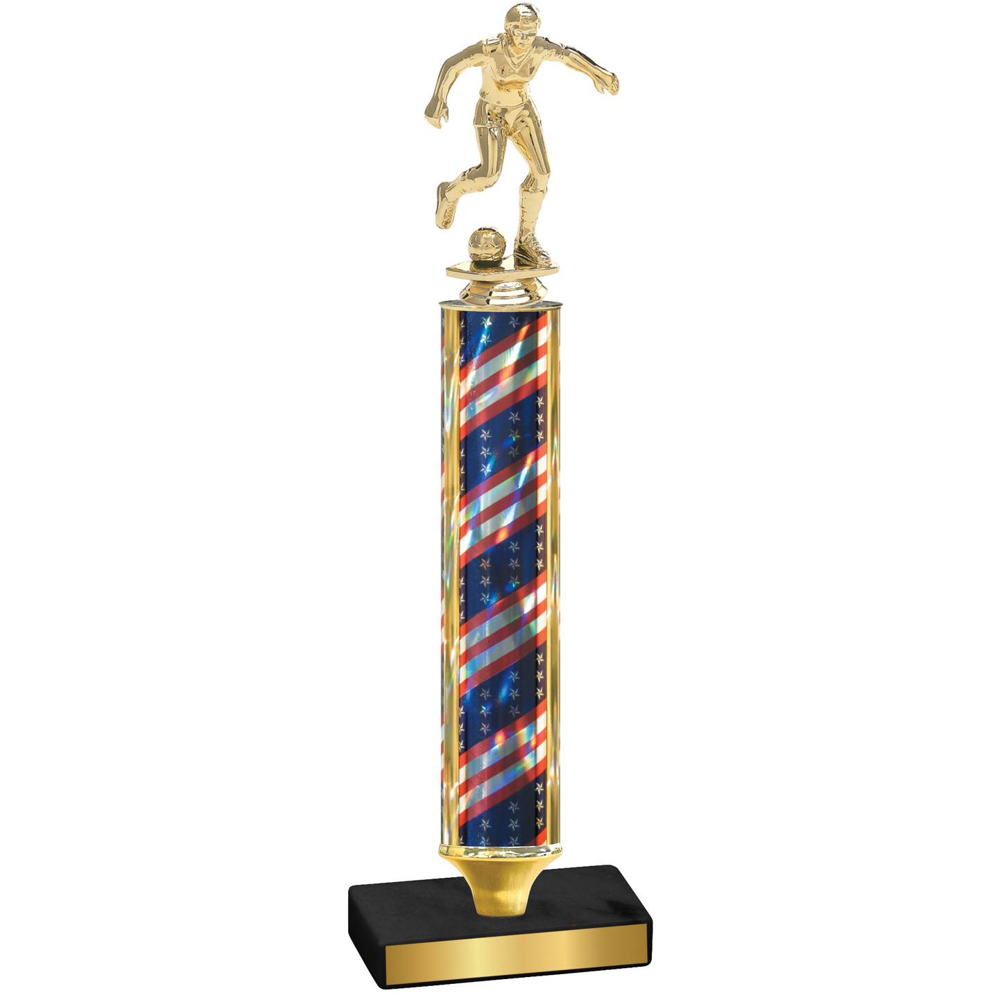 Value Flag USA Soccer Trophy