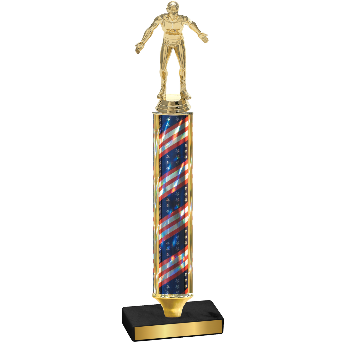 Value Flag USA Wrestling Trophy