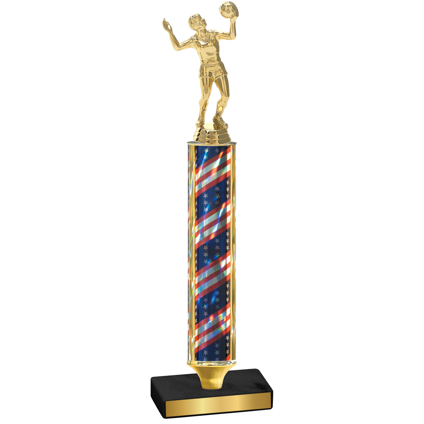 Value Flag USA Volleyball Trophy