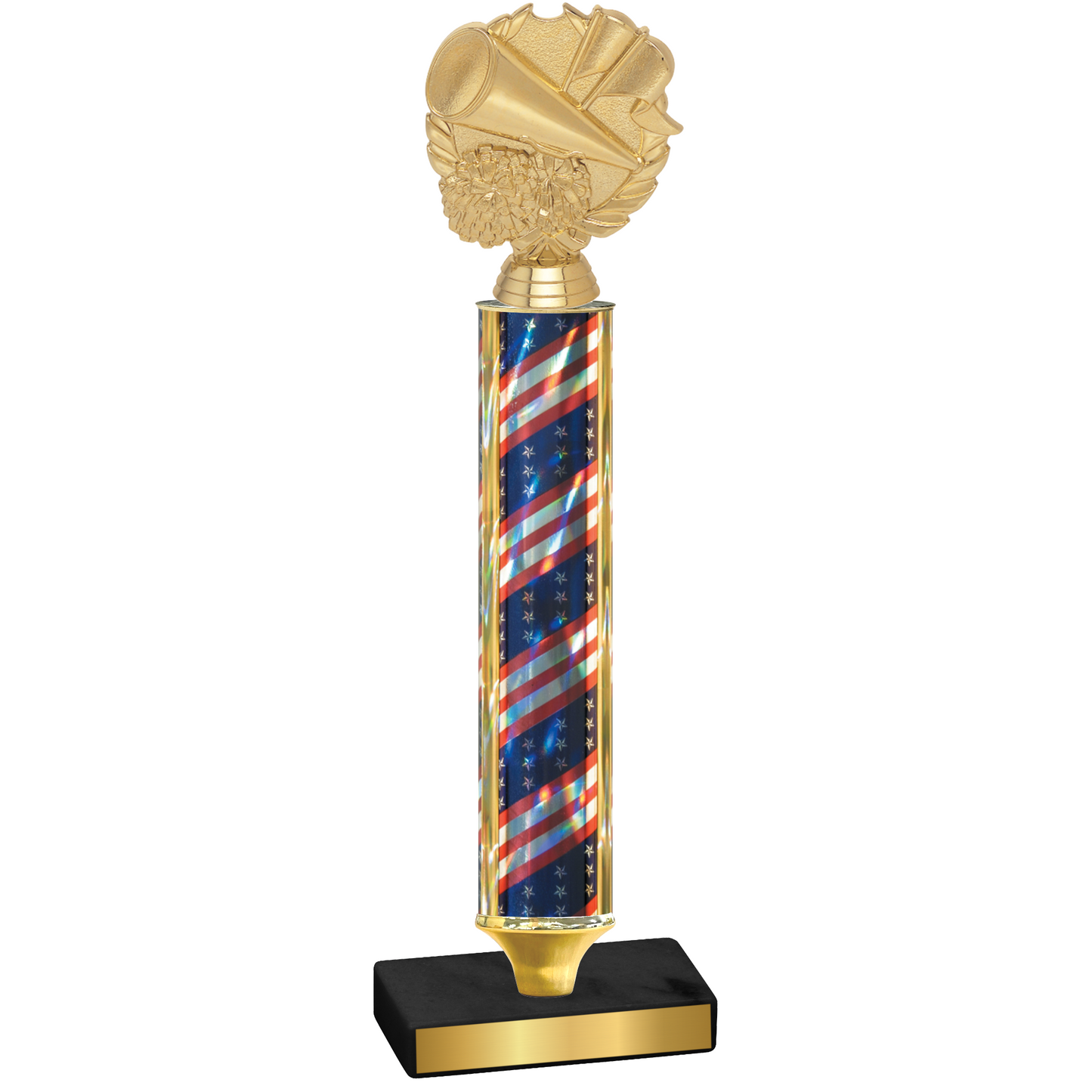 Value Flag USA Cheerleading Trophy