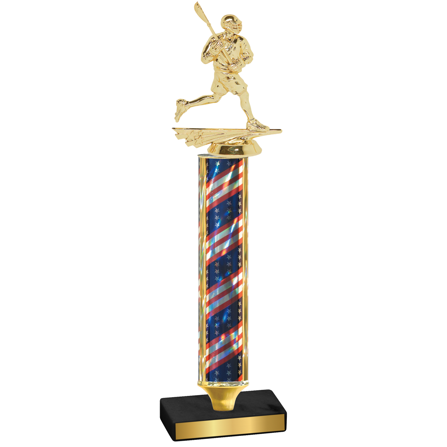 Value Flag USA Lacrosse Trophy