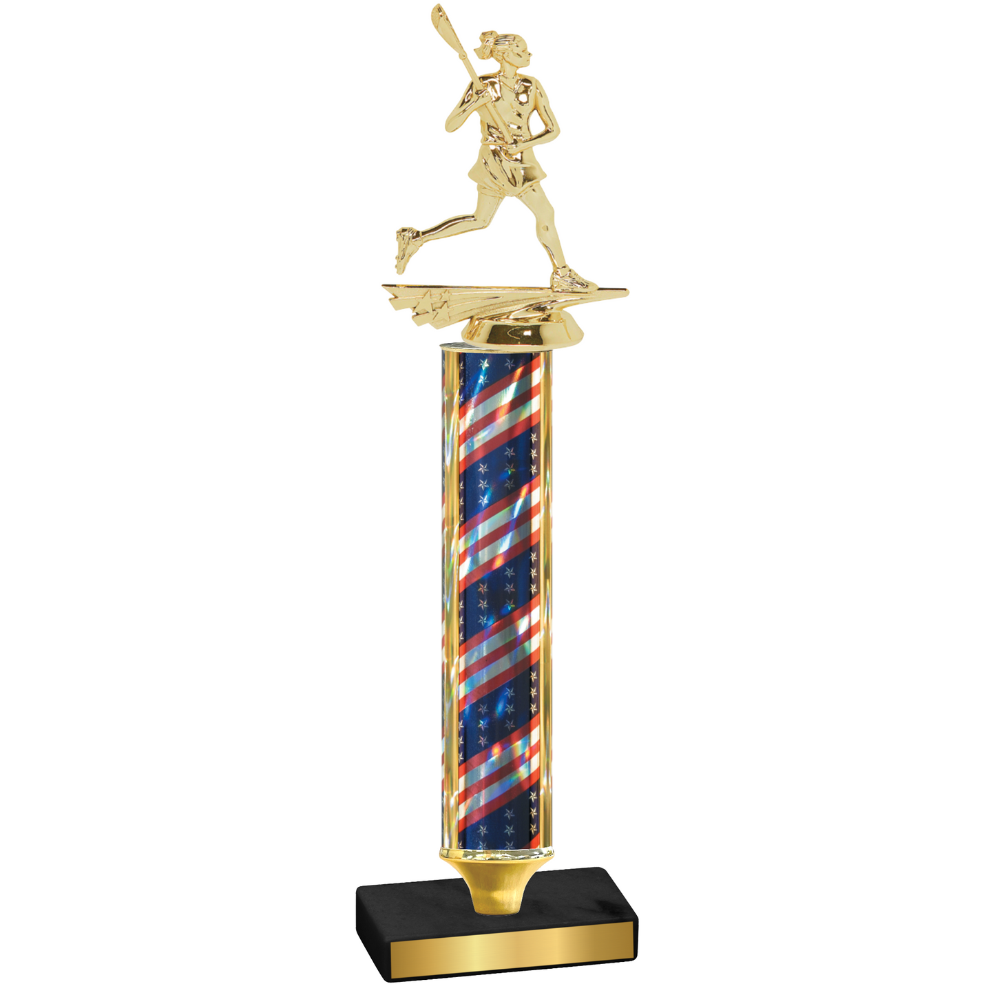 Value Flag USA Lacrosse Trophy