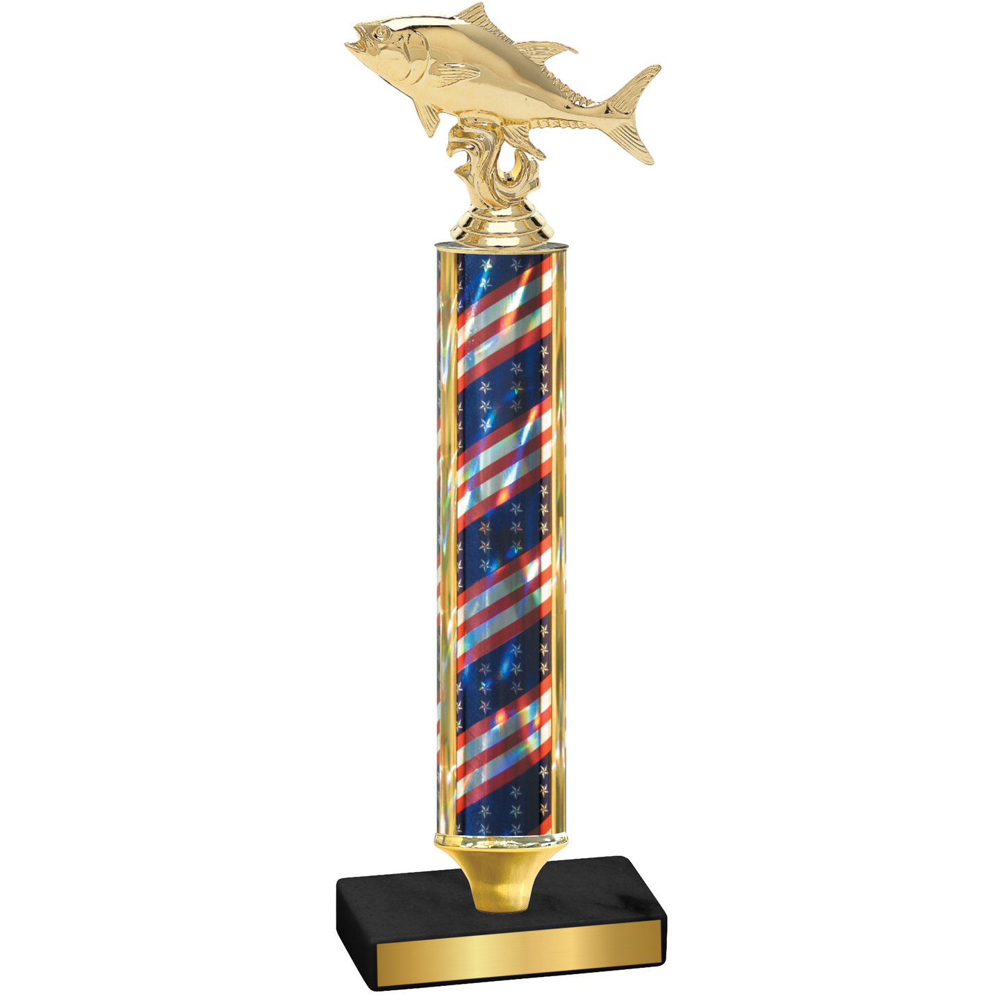 Value Flag USA Fishing Trophy