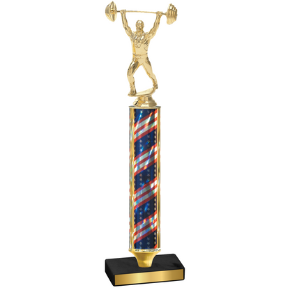 Value Flag USA Weights Trophy