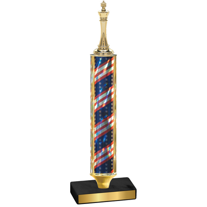 Value Flag USA Chess Trophy