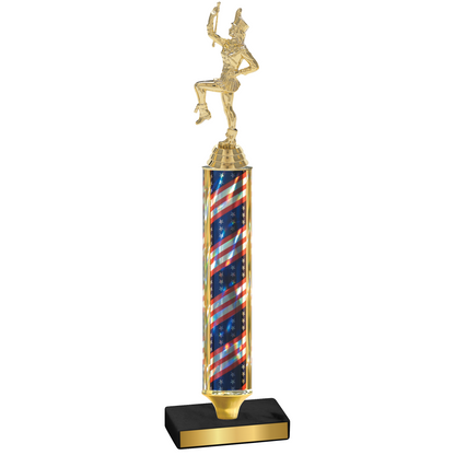 Value Flag USA Majorette Trophy