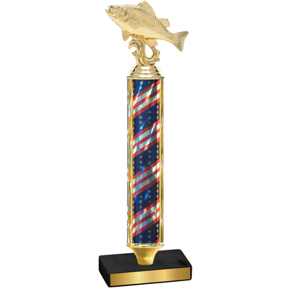 Value Flag USA Fishing Trophy