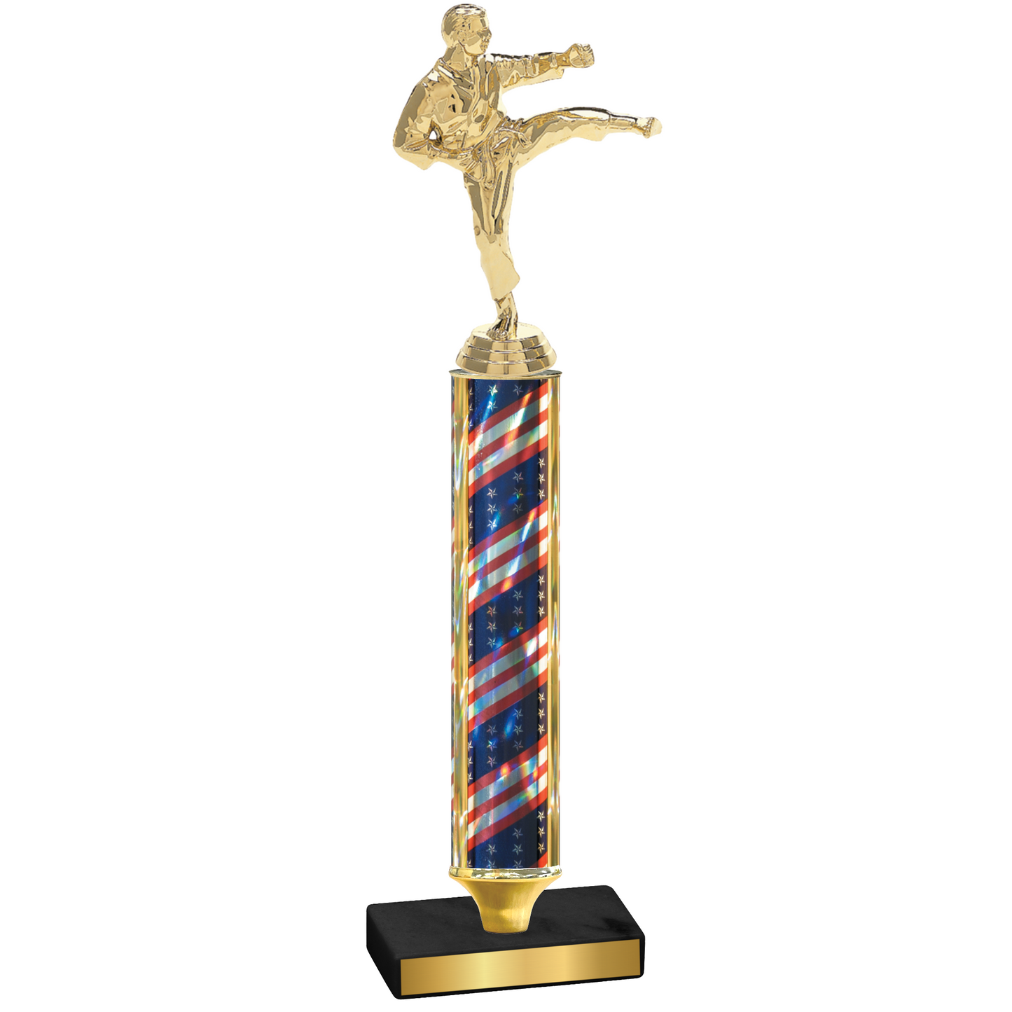 Value Flag USA Karate Trophy