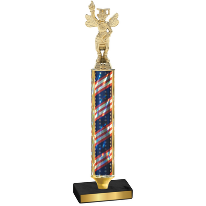 Value Flag USA Academics Trophy