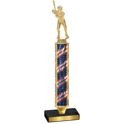 Value Flag USA Baseball Trophy