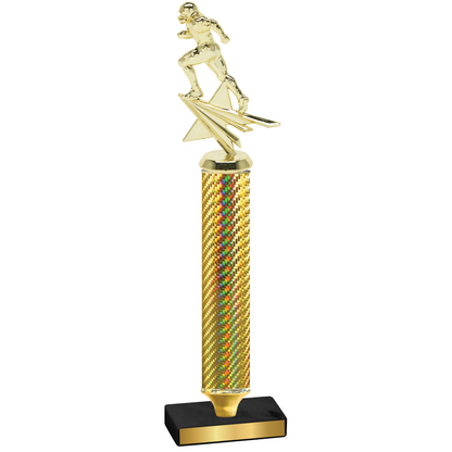 Value Gold Carbon Fiber Football Trophy