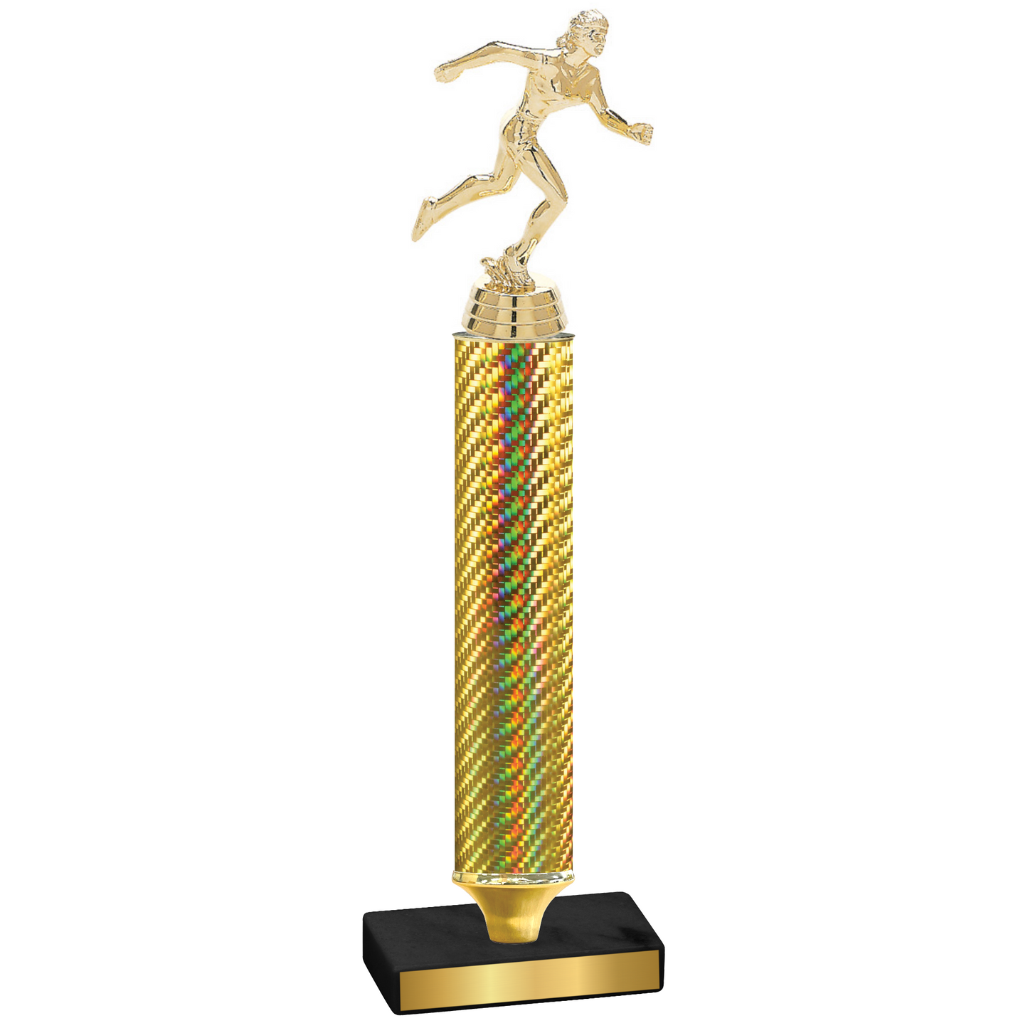 Value Gold Carbon Fiber Running Trophy