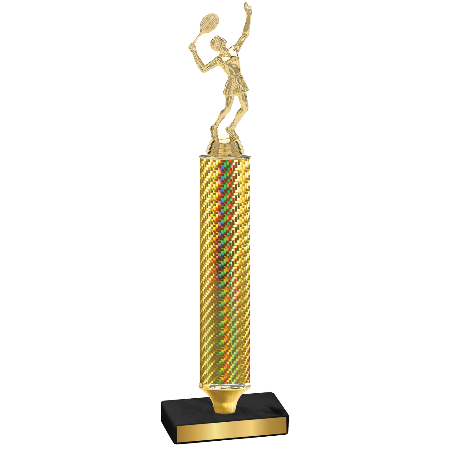 Value Gold Carbon Fiber Tennis Trophy