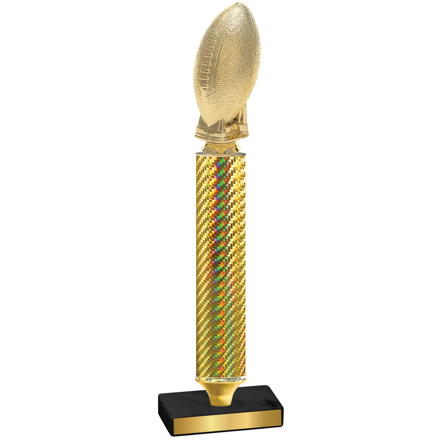 Value Gold Carbon Fiber Football Trophy