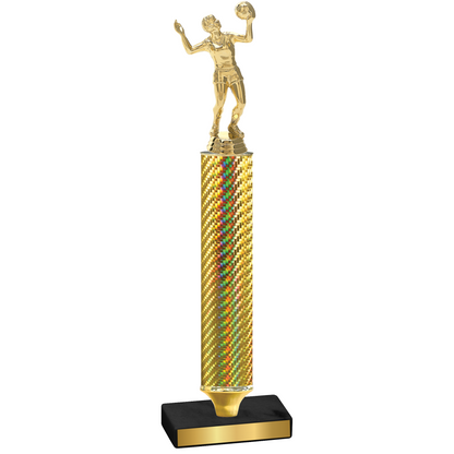 Value Gold Carbon Fiber Volleyball Trophy