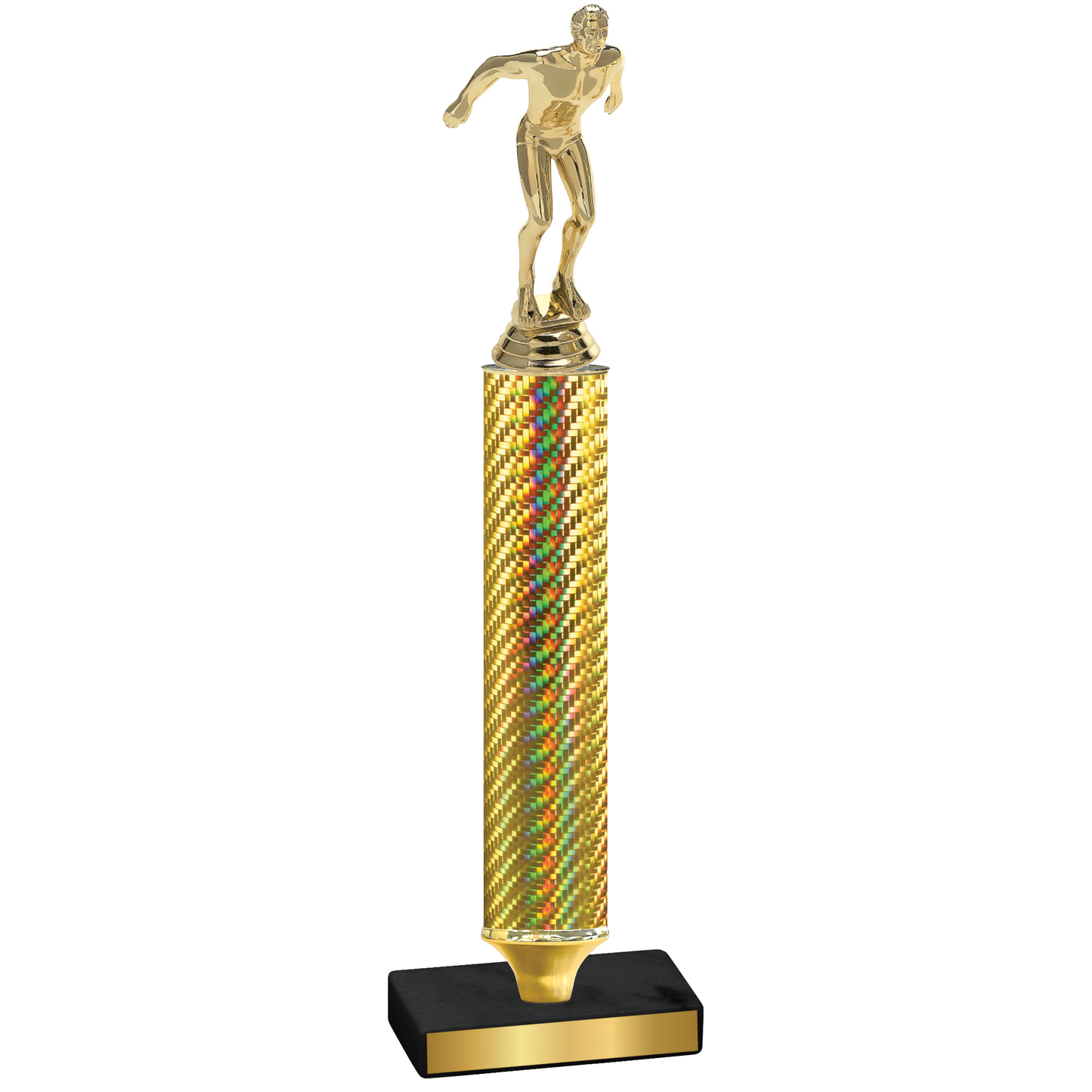 Value Gold Carbon Fiber Swimming Trophy