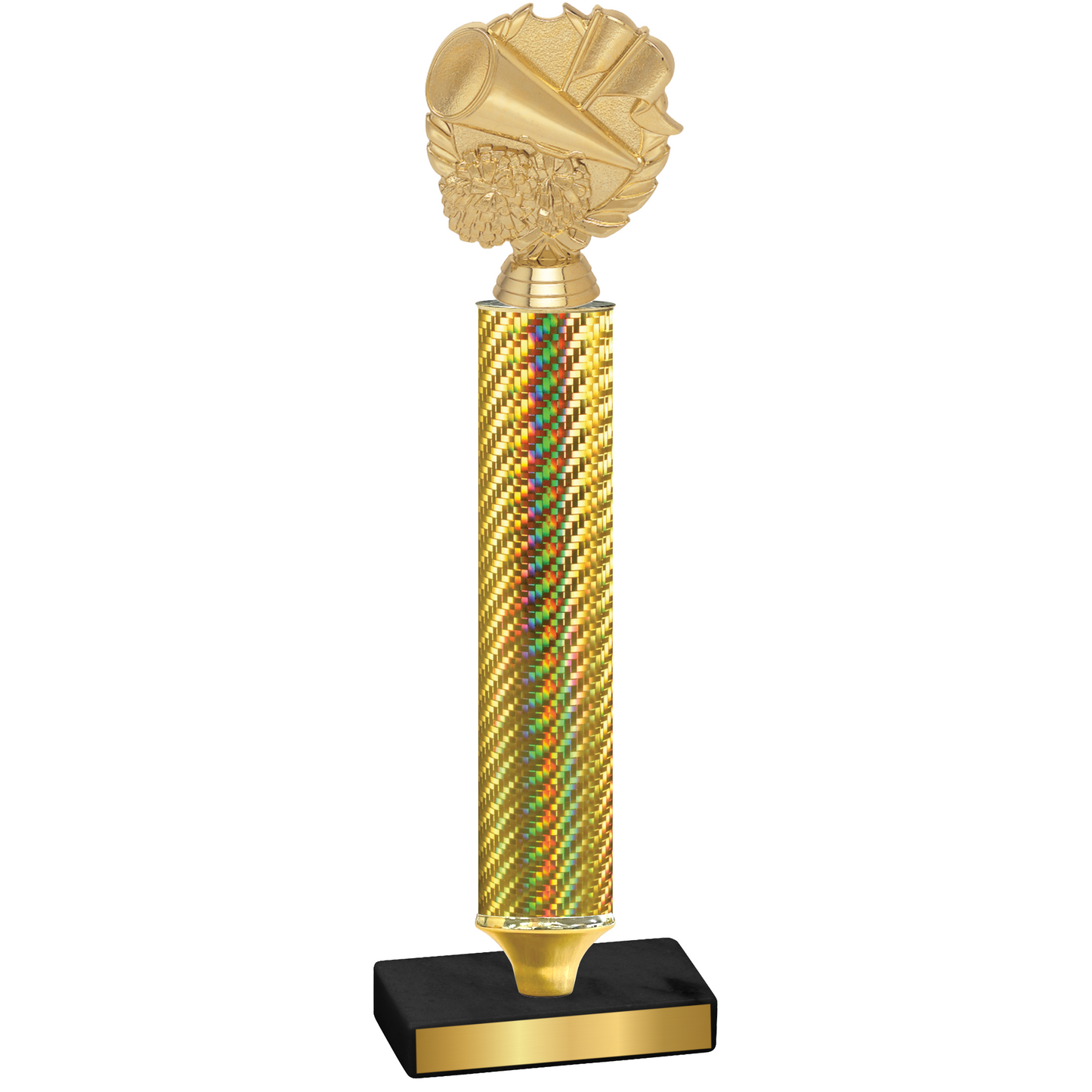 Value Gold Carbon Fiber Cheerleading Trophy