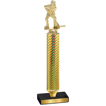 Value Gold Carbon Fiber Hockey Trophy